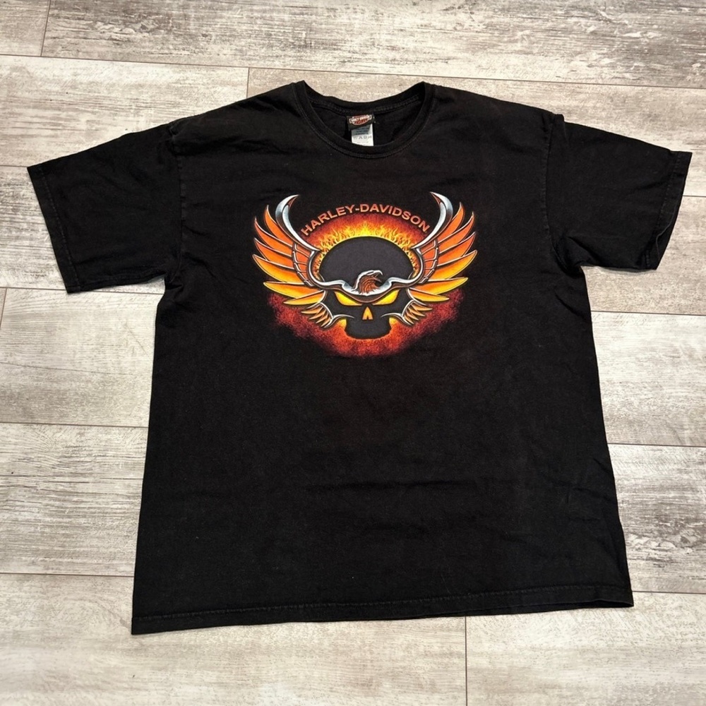 Harley-Davidson 2006 Los Angeles Flames Eagle short sleeve Tshirt